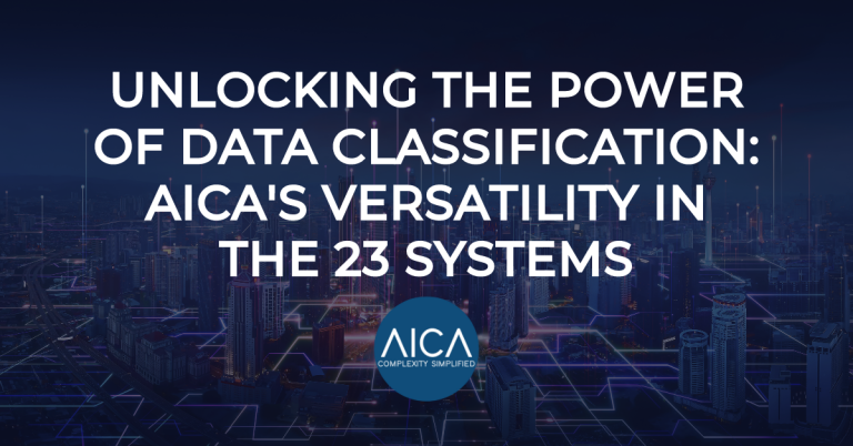 Unlocking the Power of Data Classification: AICA’s Versatility in the 23 Systems 