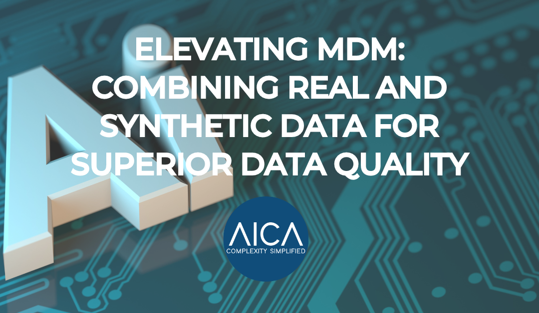 Elevating Master Data Management (MDM) by combining real and synthetic data: enhancing data quality, improving data accuracy, ensuring data consistency, implementing data governance, leveraging AI-powered data cleansing, enriching data sets, mitigating data contamination, addressing data privacy concerns, utilizing machine learning algorithms, and achieving a single source of truth