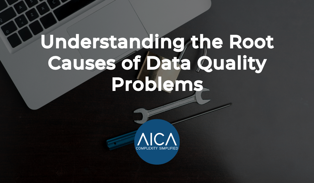 Root causes of data quality problems: manual data entry errors, data conversion challenges, data consolidation issues, integration errors, processing flaws, data decay, metadata inaccuracies, system migrations, legacy system data, operational inefficiencies