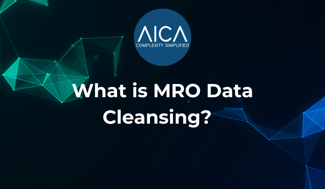 MRO data cleansing: process of identifying, rectifying, and enhancing maintenance, repair, and operations data to ensure accuracy, consistency, reliability, standardization, deduplication, anomaly detection, missing data addition, corrupt data rectification