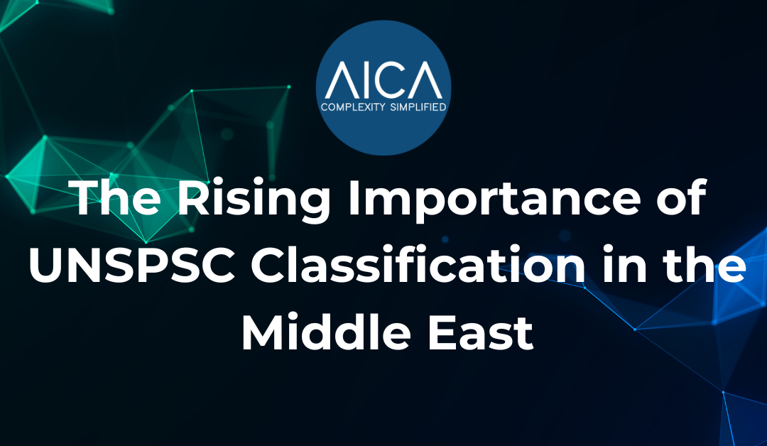The Rising Importance of UNSPSC Classification in the Middle East